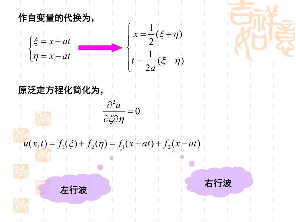 (26)--7.5-达朗贝尔公式数学物理方法_第3页