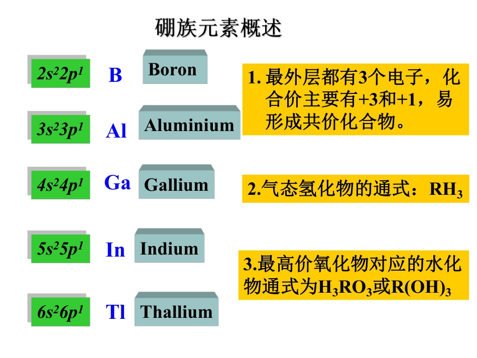 (1.8)--第13章 硼族元素无机化学无机化学_第3页