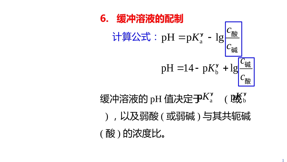 (2.7.6)--6 缓冲溶液的配制_第1页