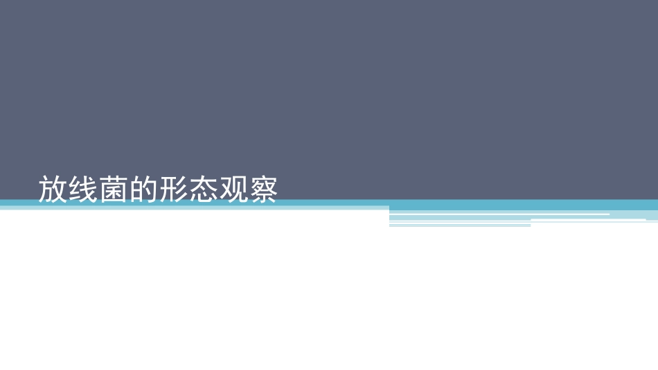 (3.16)--[8.1]放线菌的形态观察实验原理_第1页