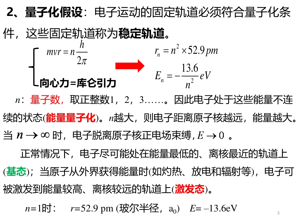 (20)--6.2 原子结构 玻尔原子模型_第3页