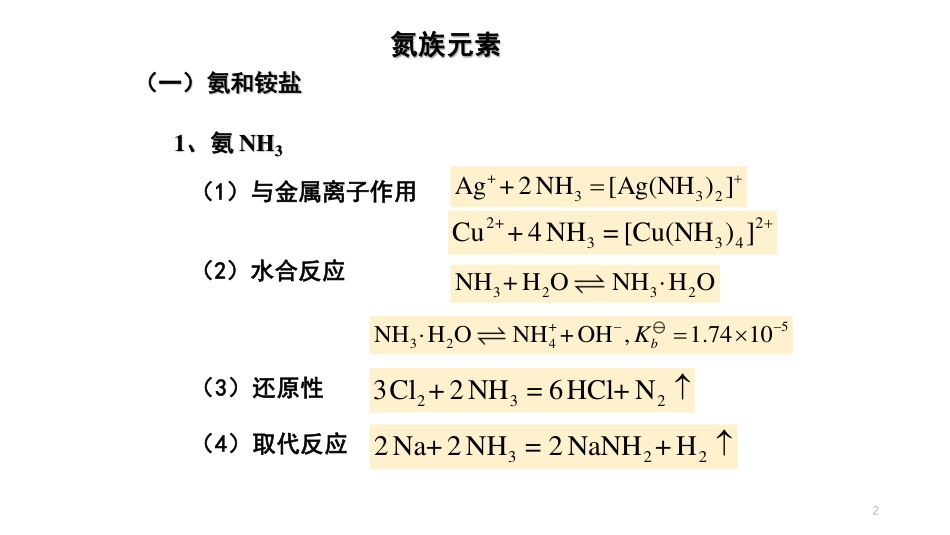 (43)--9.2.1-氮族元素无机化学_第2页