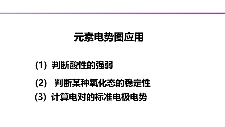 (74)--6.6 元素电势图无机化学_第1页