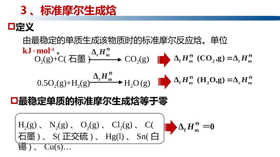 (1.1.7)--1.10.2标准摩尔生成焓与标准摩尔燃烧焓、标准摩尔熵_第1页