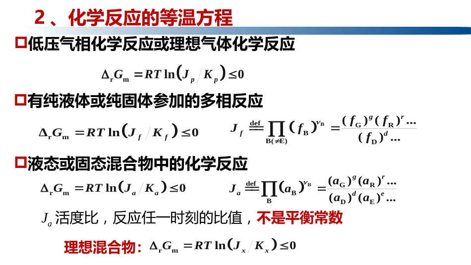 (1.4.12)--5.6.2 等温方程物理化学_第2页