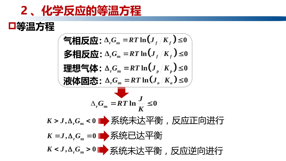 (1.4.12)--5.6.2 等温方程物理化学_第3页