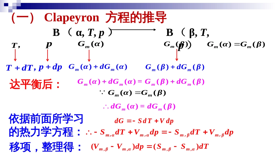 (14)--4.1 克劳修斯-克拉佩龙方程_第3页