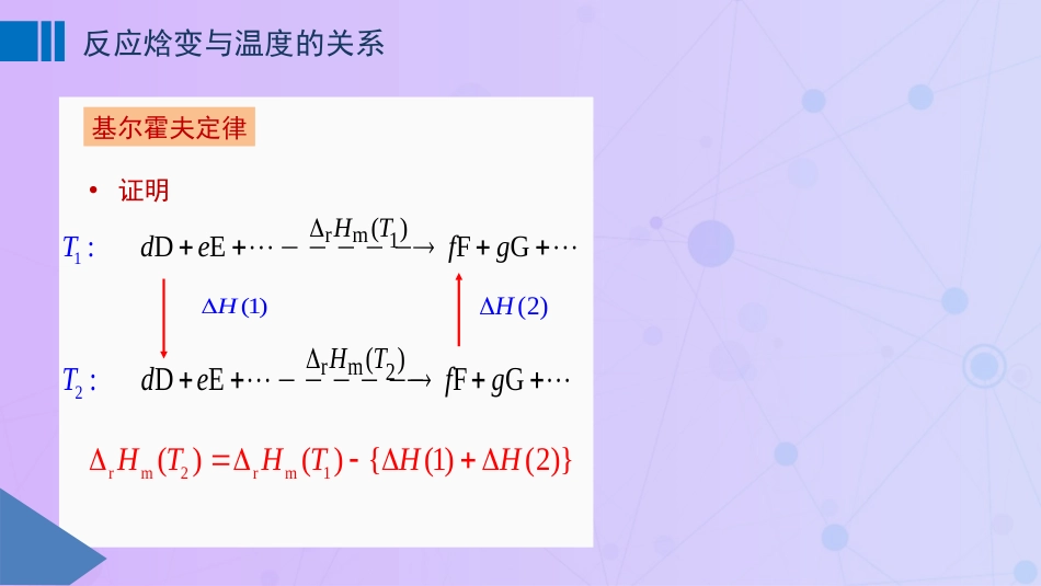 (17)--2.9 反应焓变与温度的关系_第2页