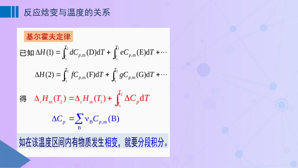 (17)--2.9 反应焓变与温度的关系_第3页