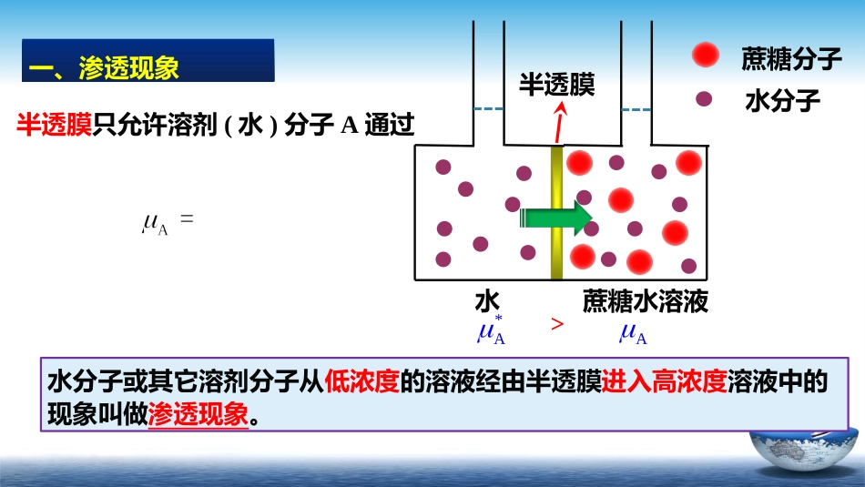 (17)--3.8稀溶液的依数性—渗透压_第2页