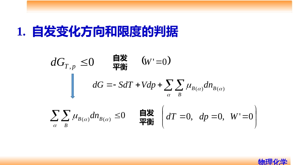 (40)--4.5化学势判据物理化学_第2页