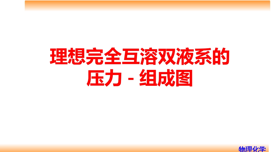 (57)--6.4 理想完全互溶双液系的压力-组成图_第1页