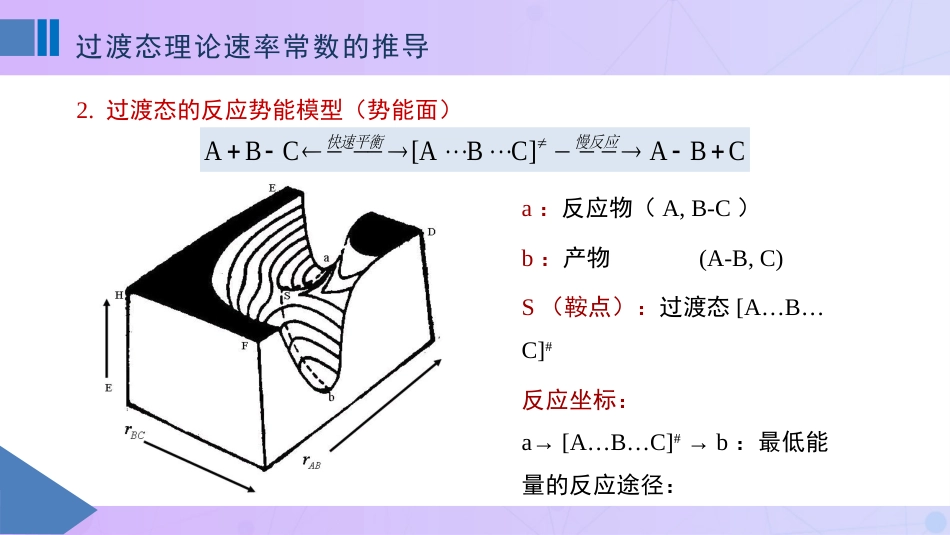 (83)--11.2过渡态理论速率常数的推导_第2页