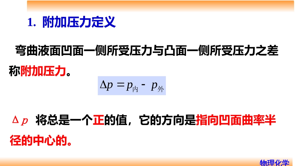 (85)--9.2弯曲液面的附加压力_第3页