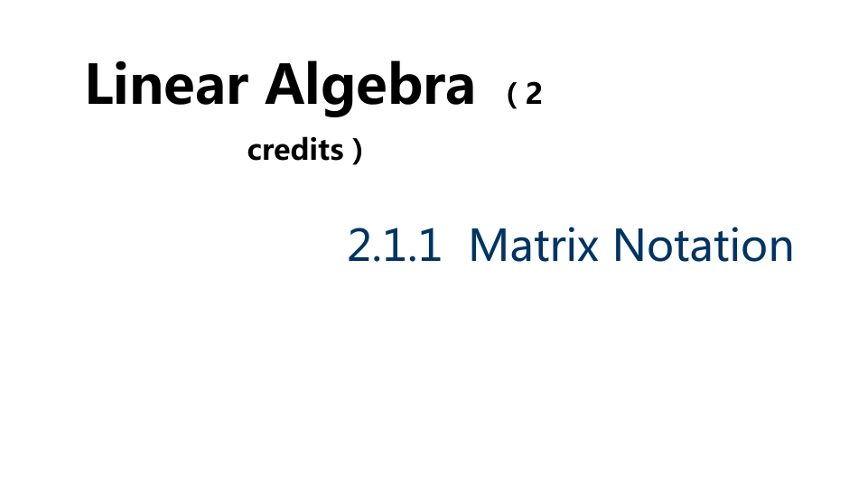 (1.3.1)--2.1.1线性代数线性代数_第1页