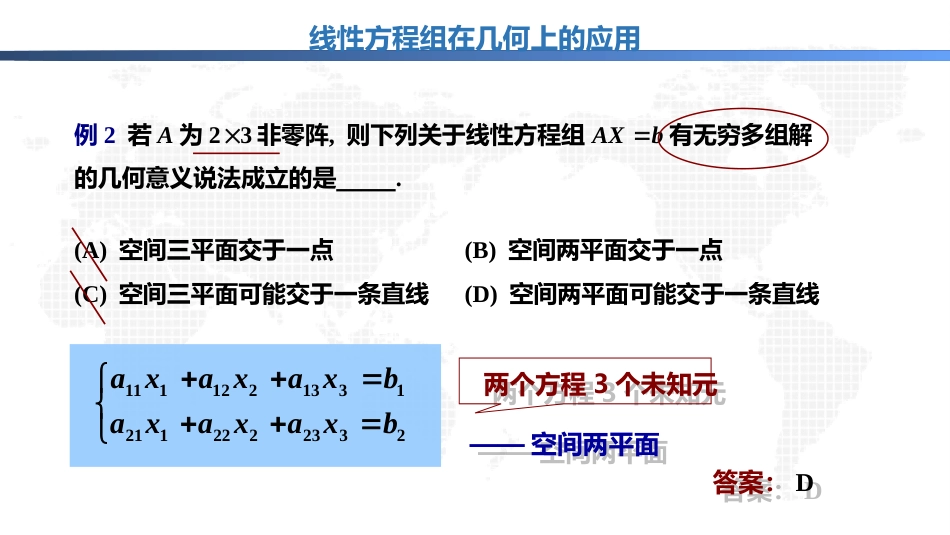 (1.17)--3.2.6线性方程组在几何上的应用（上）_第3页