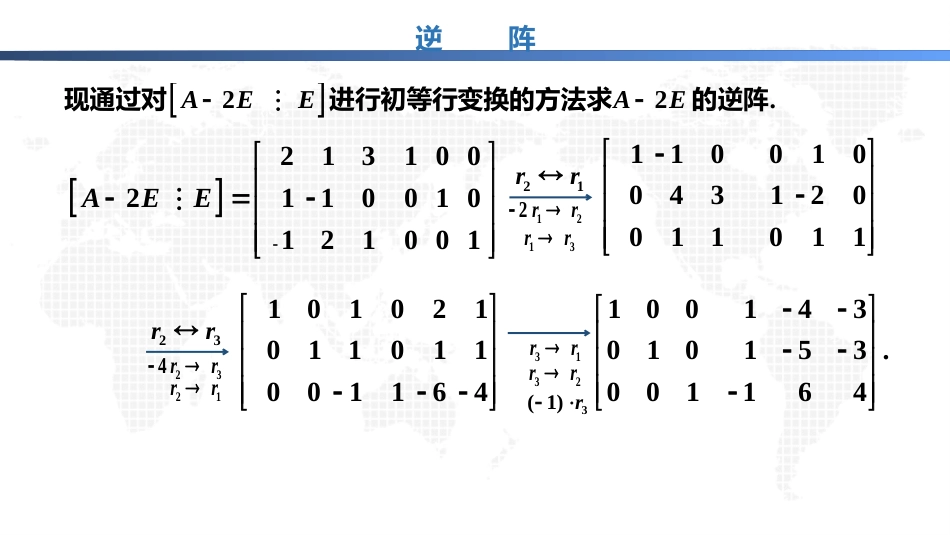 (1.22)--4.2.4逆阵（下）线性代数与空间解析几何典型题解析_第3页