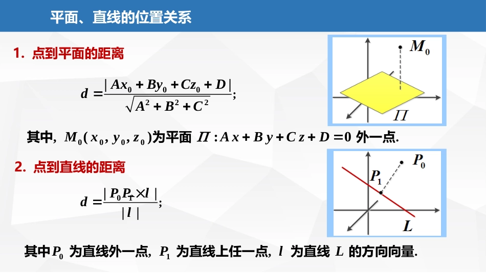 (2.8)--2.1.4平面、直线的位置关系_第2页