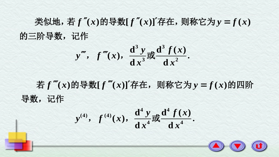 (8)--2-6 高阶导数医用高等数学_第2页