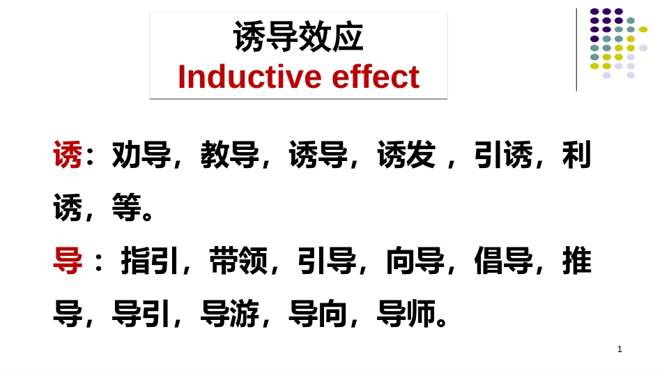 (1)--1.5.1 诱导效应有机化学_第1页