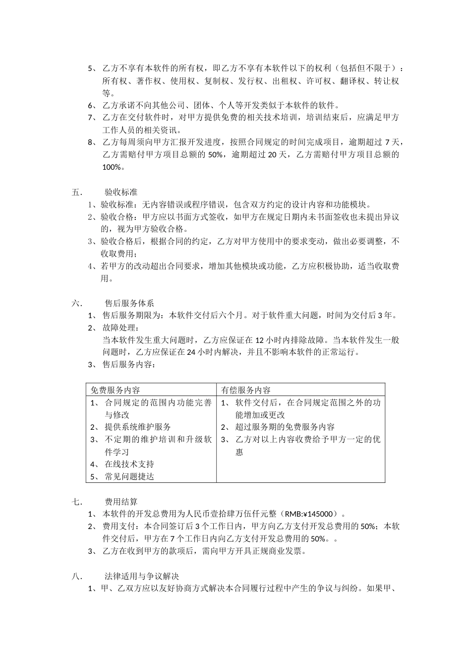 APP开发标准合同_第2页