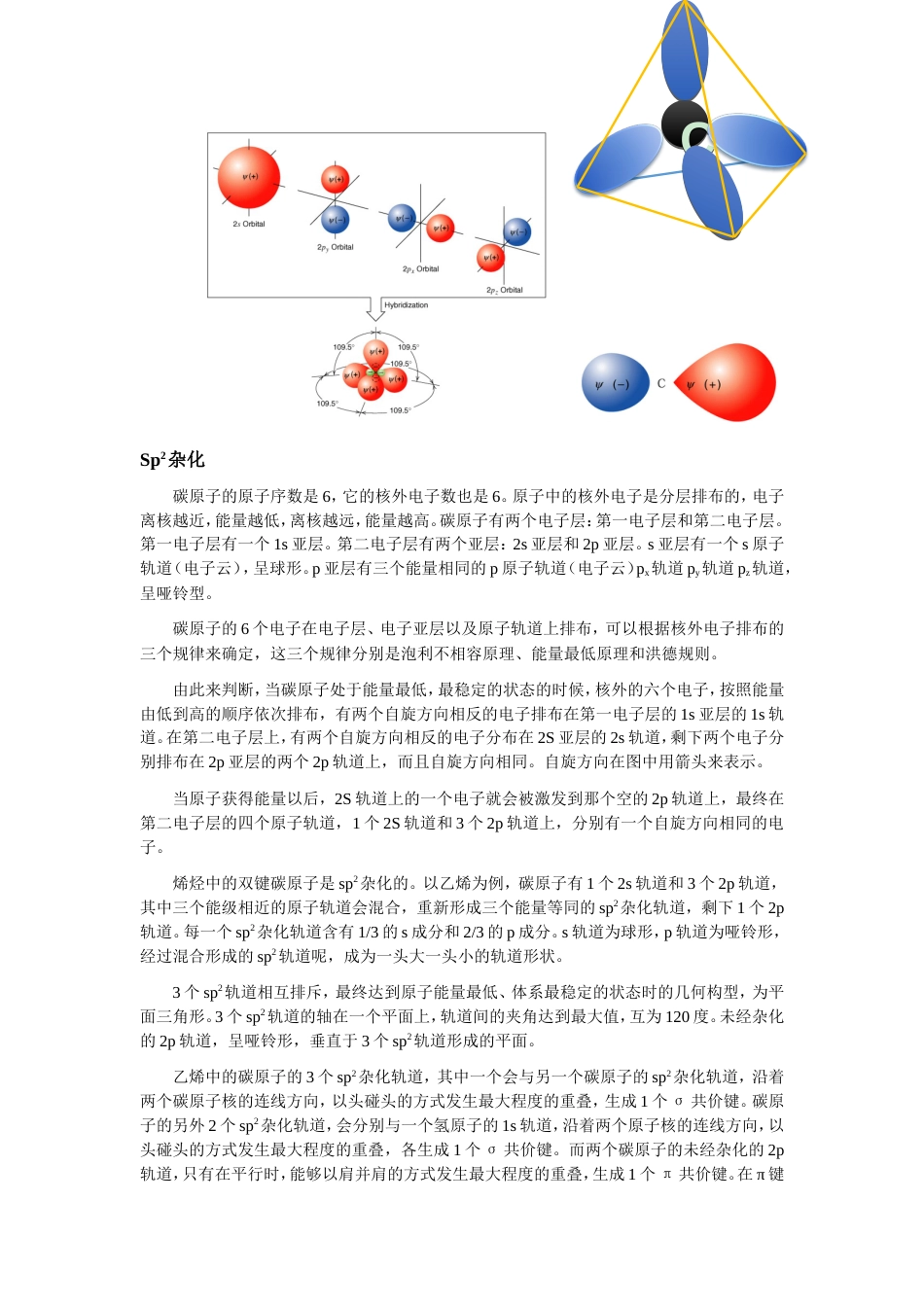 (7.2)--杂化轨道有机化学_第3页