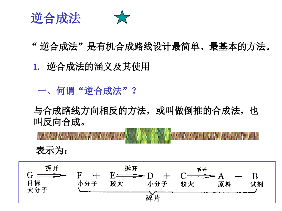 (14)--011-逆合成法有机合成_第1页