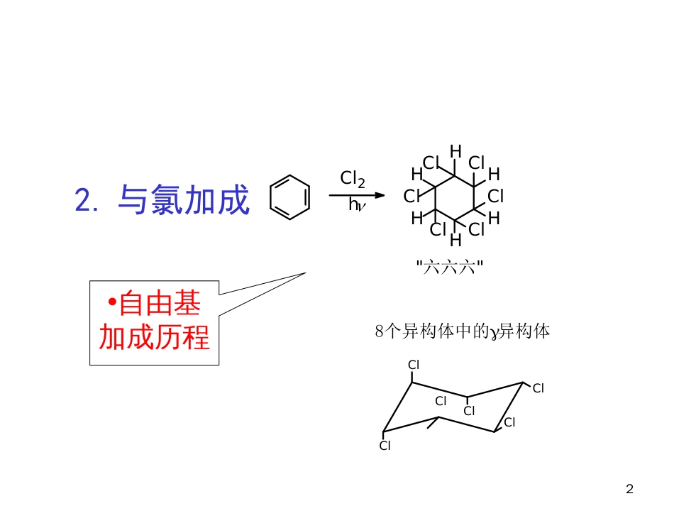 (25)--第七章-7节-单环芳烃的化学性质-加成及侧链的反应_第2页