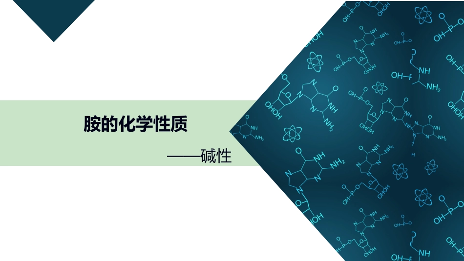 (46)--7.3.1 碱性有机化学有机化学_第1页