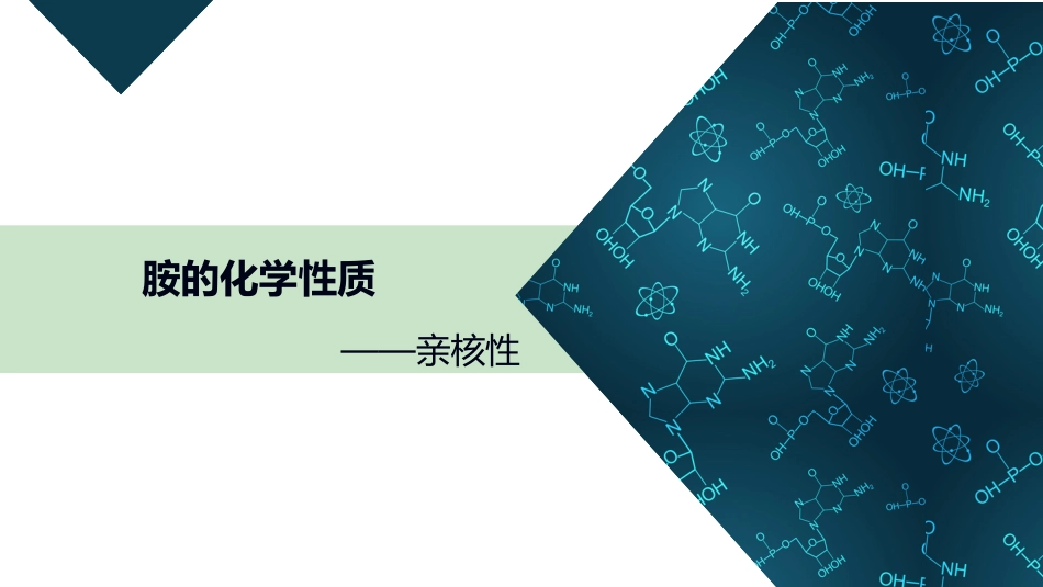 (47)--7.3.2 胺的亲核性有机化学_第1页