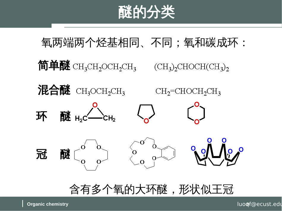 (60)--第九章-10节-醚的结构、分类和命名及物理和化学性质_第3页