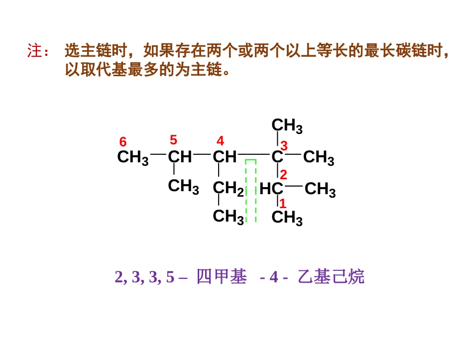 (69)--第二章-5节-次序规则、最低系列及烷烃2017命名_第2页