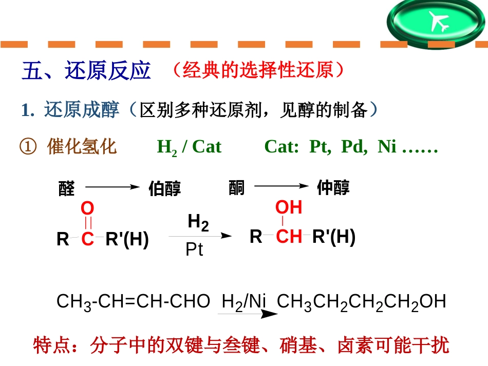 (169)--第十章-9节-醛酮的还原反应_第1页