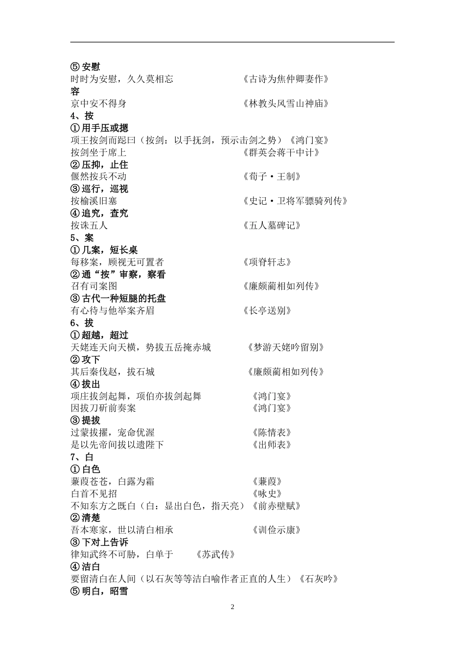 文言文300个常见文言实词_第2页