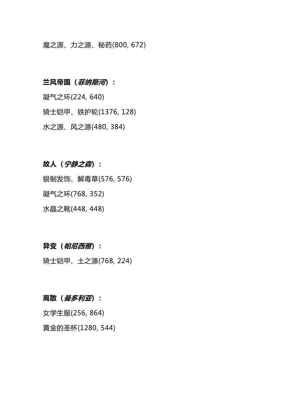 幻世录MOD幻世群侠隐藏物品坐标_第2页