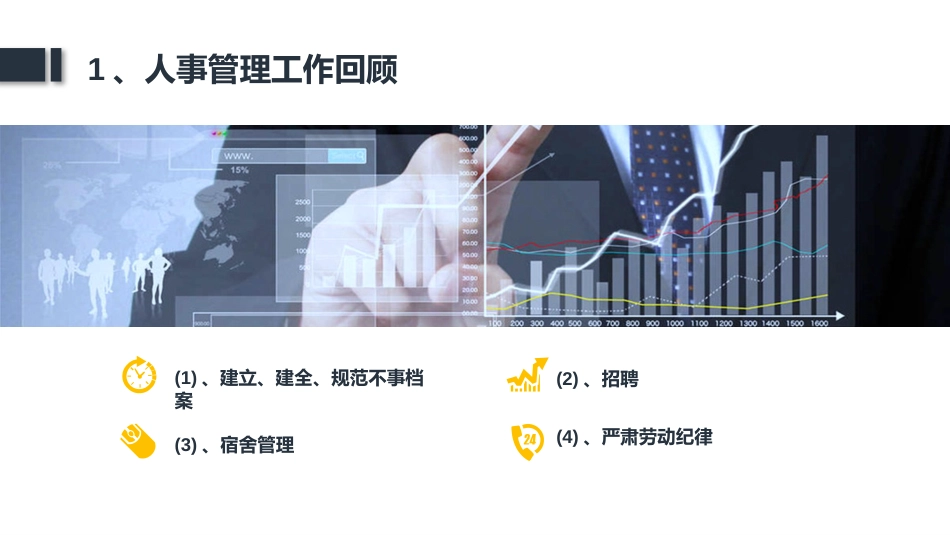 商务风人事行政年终工作总结_第3页