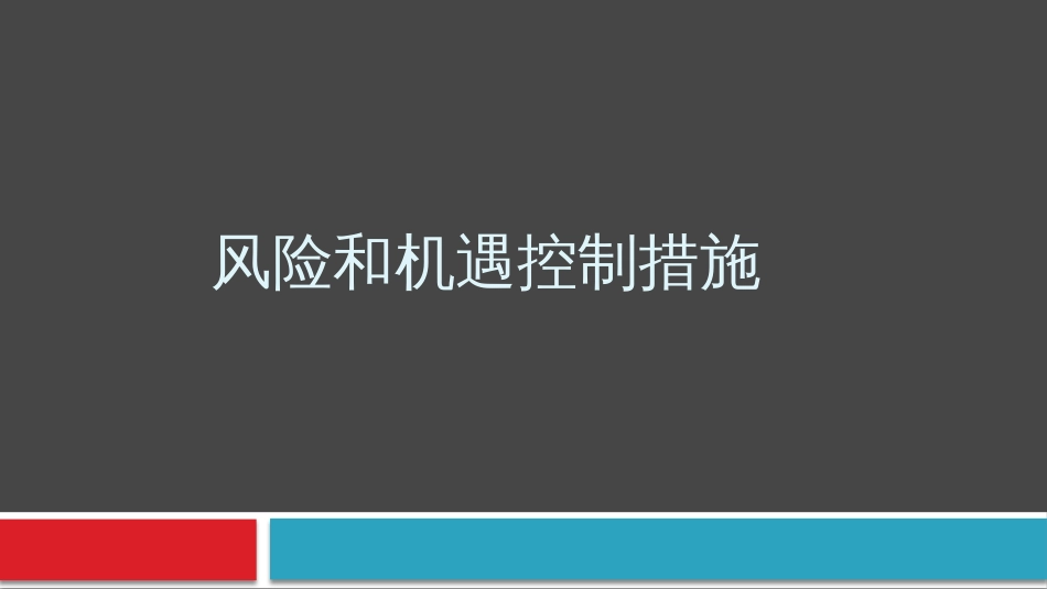 风险和机遇专项培训_第1页