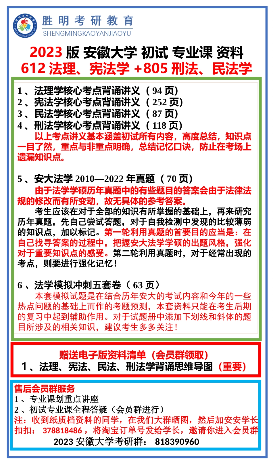 安徽大学612+805法学资料内容展示_第1页