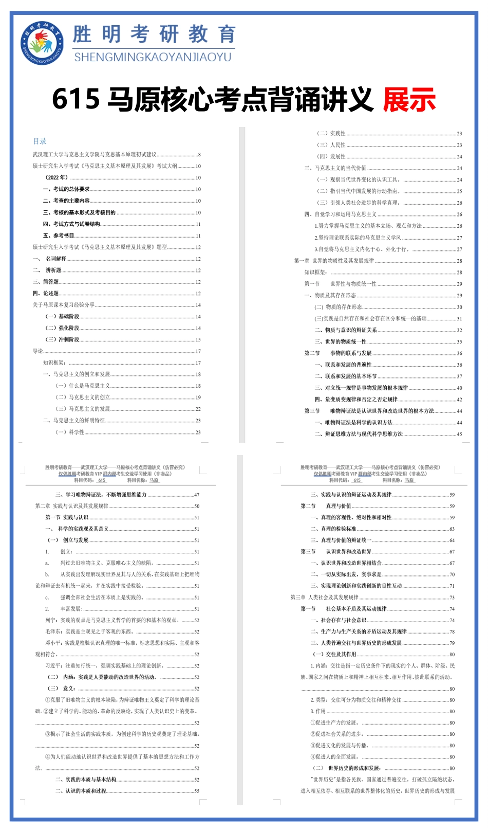 23届武理615+810+811马克思资料展示_第3页