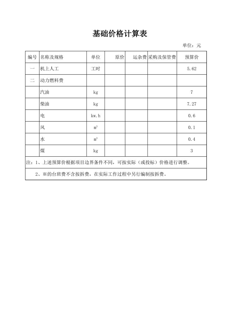 2002版《水利工程施工机械台时费定额》_第1页