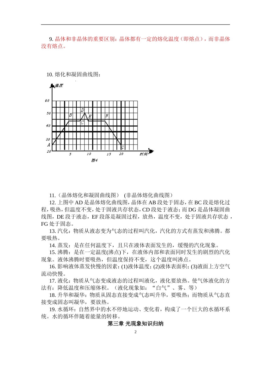 初中物理知识点+公式总结_第2页