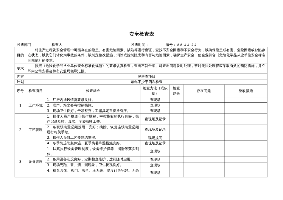 ABC安全B20220110小微企业安全检查和隐患排查表_第3页