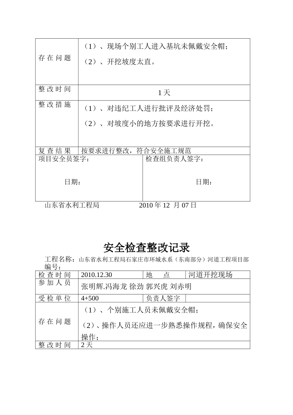 安全检查整改记录_第2页