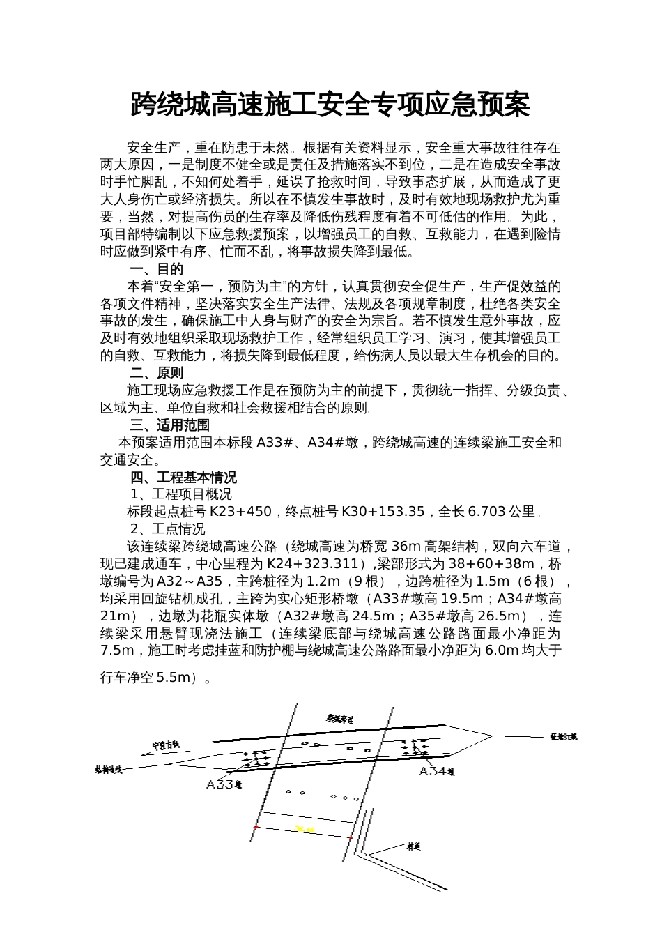 跨高速公路施工安全专项应急预案_第1页