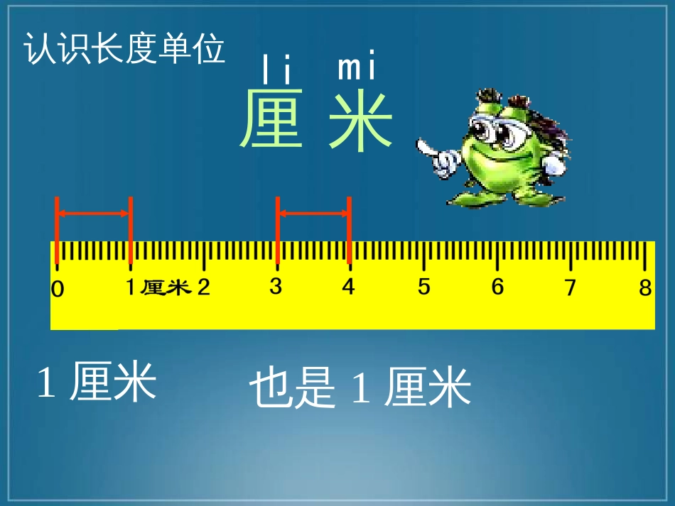 人教小学数学二上《1 长度单位》PPT课件 (8)_第3页