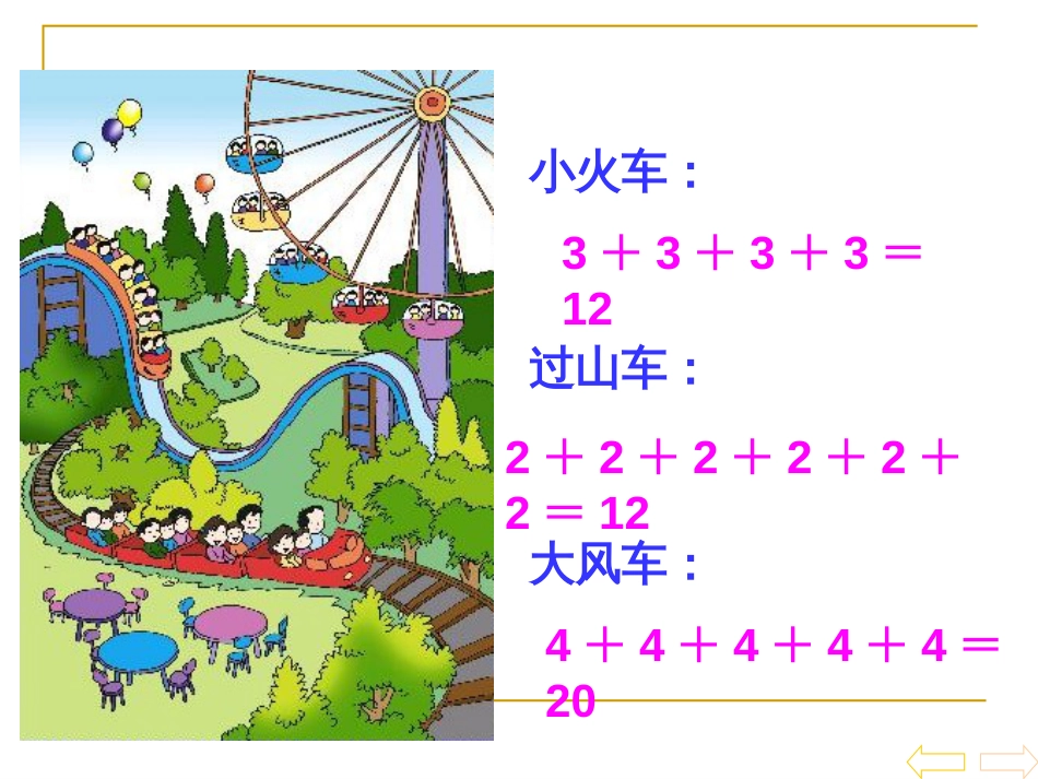 人教小学数学二上《4.1乘法的初步认识》PPT课件 (4)_第3页