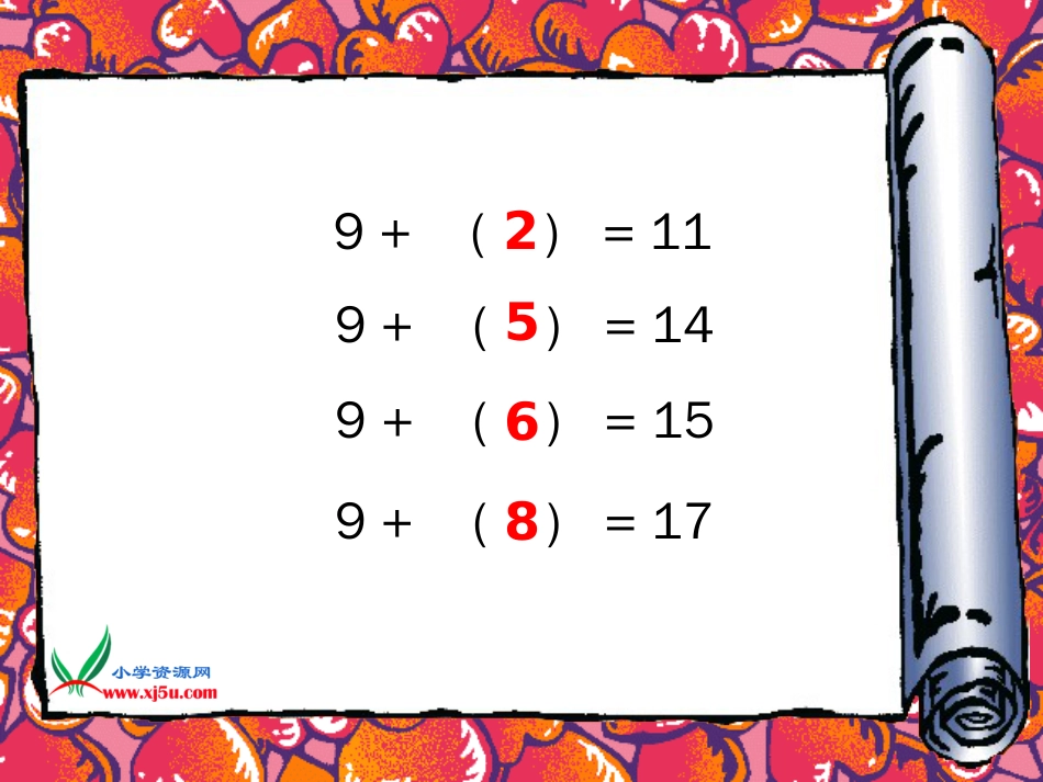 人教小学数学一下《2.1 十几减9 》PPT课件 (3)_第3页