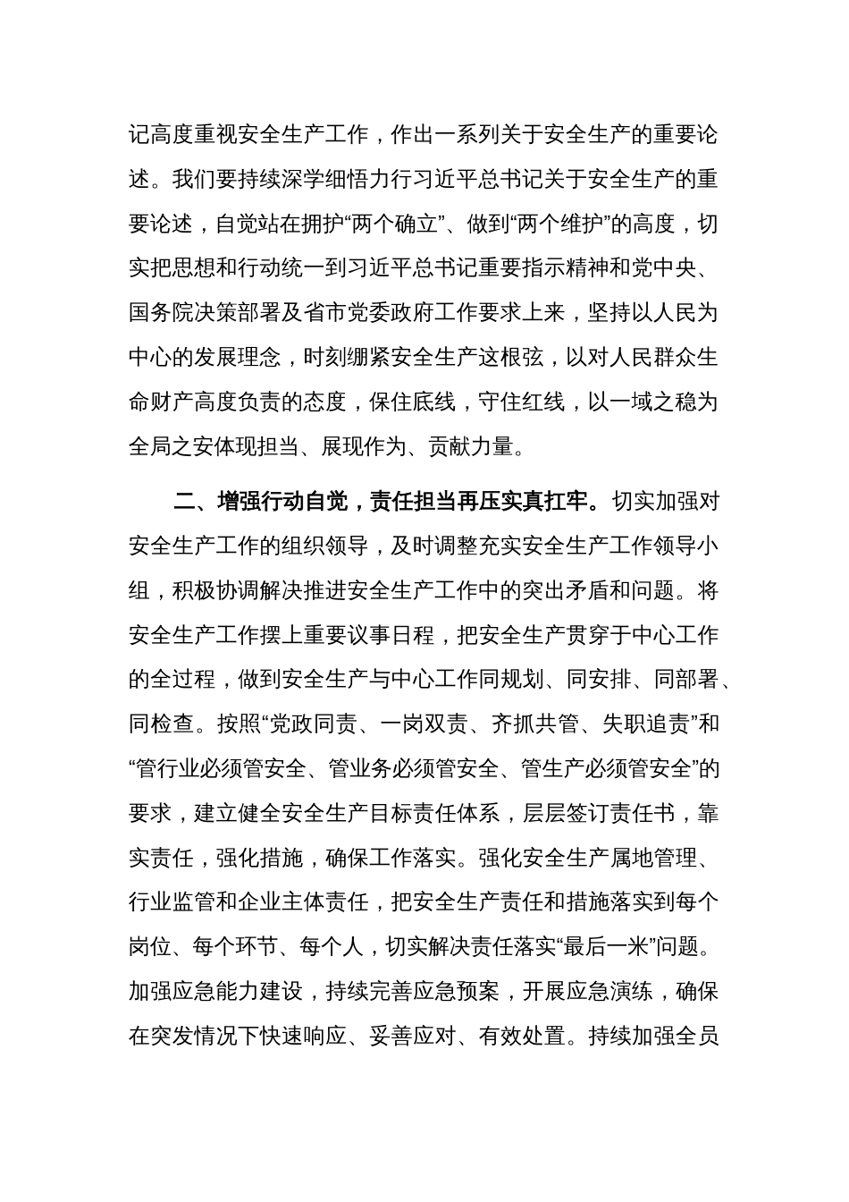 2024年理论学习中心组（安全生产）专题研讨发言材料_第2页