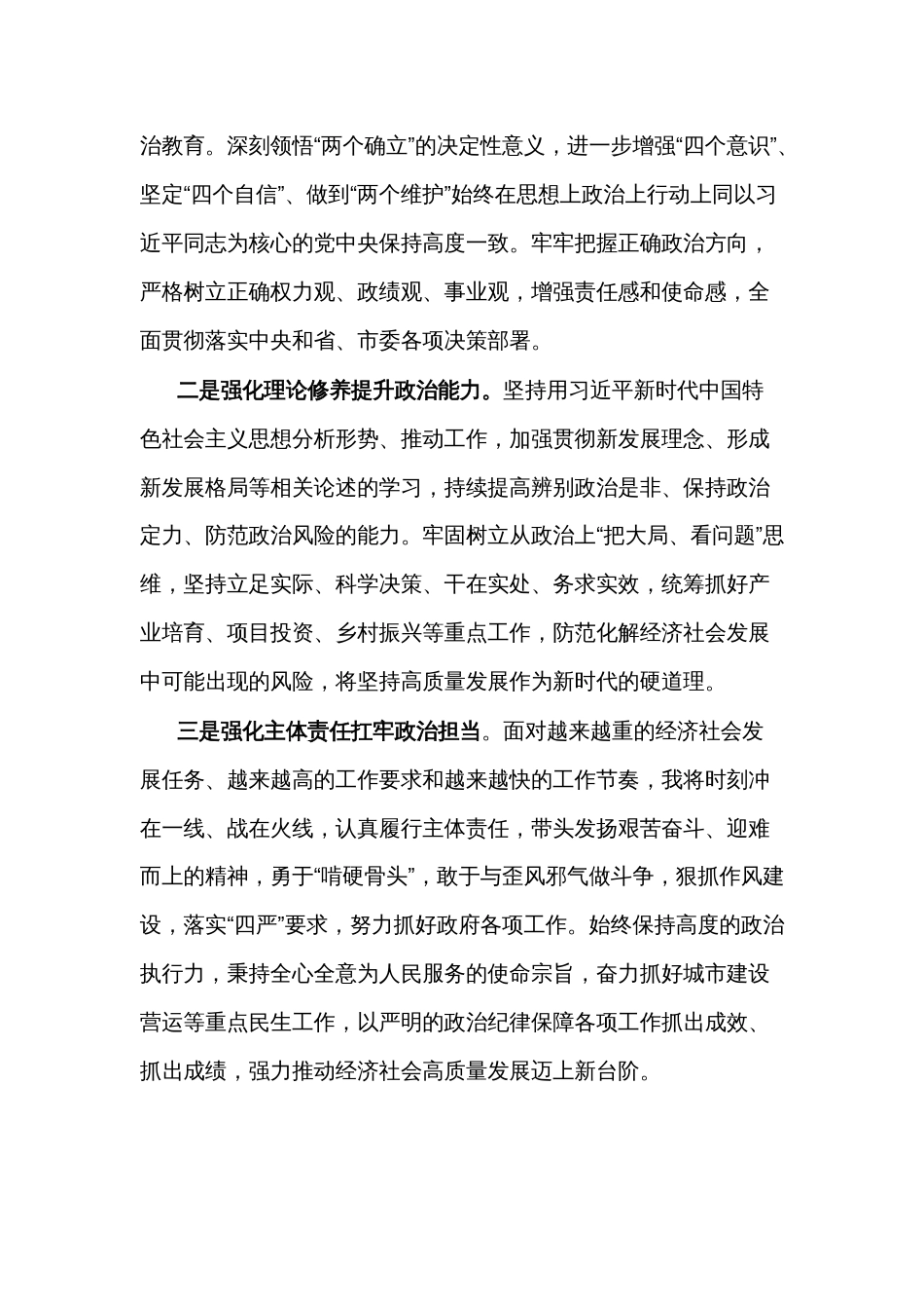 市长在理论学习中心组学习会议上的汇报发言2024_第3页
