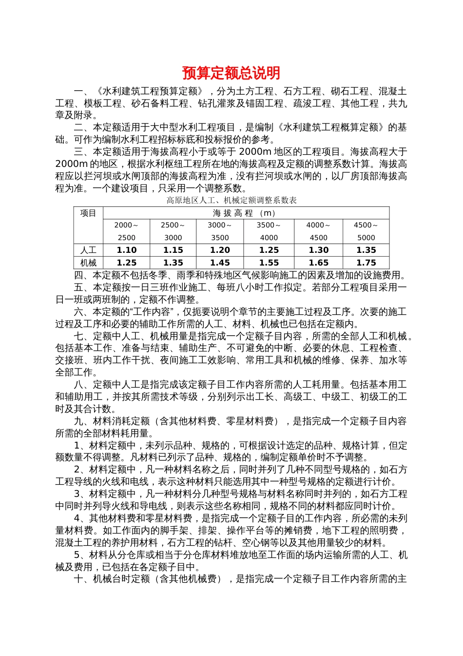 预算定额总说明_第1页